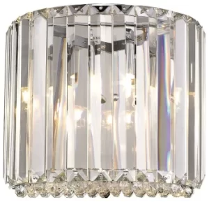 Image of Spring Indoor Wall Light Chrome, Crystal, G9