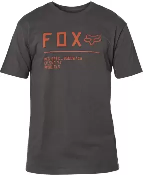 Image of FOX Non Stop Premium T-Shirt, black-orange Size M black-orange, Size M