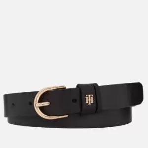 Image of Tommy Hilfiger Womens Th Timeless Belt - Black - 80cm/S
