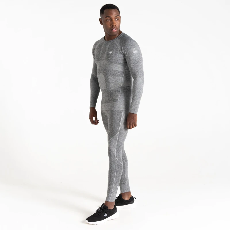 Image of Dare 2b Dare 2b Men In The Zone II Ski Base Layer Set in Grey Size: Medium Grey M Male 5063019856810