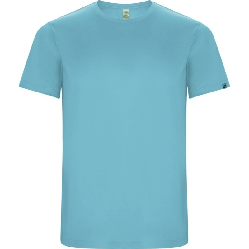 Image of ROLY ROLY Men Imola Short-Sleeved Sports T-Shirt in Turquoise Size: Small Turquoise S Male 5063470939831