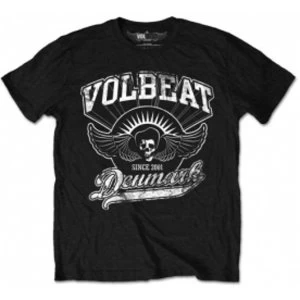 Image of Volbeat Rise From Denmark Mens Blk T Shirt: Small