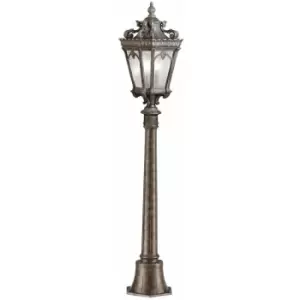 Image of Loops - Outdoor IP44 1 Bulb Short Mini Lamp Post Pillar Londonderry LED E27 100W