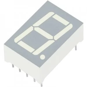 Image of Seven segment display Yellow 14.2mm 1.95 V No. of digits 1