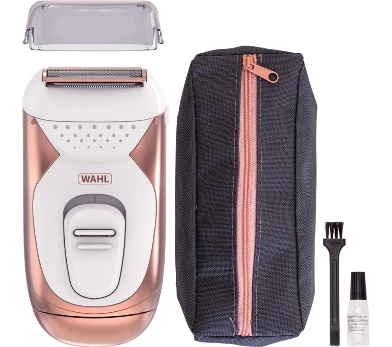 Image of WAHL 3023392 Wet & Dry Foil Lady Shaver - Pink & White, Pink,White 5037127029312
