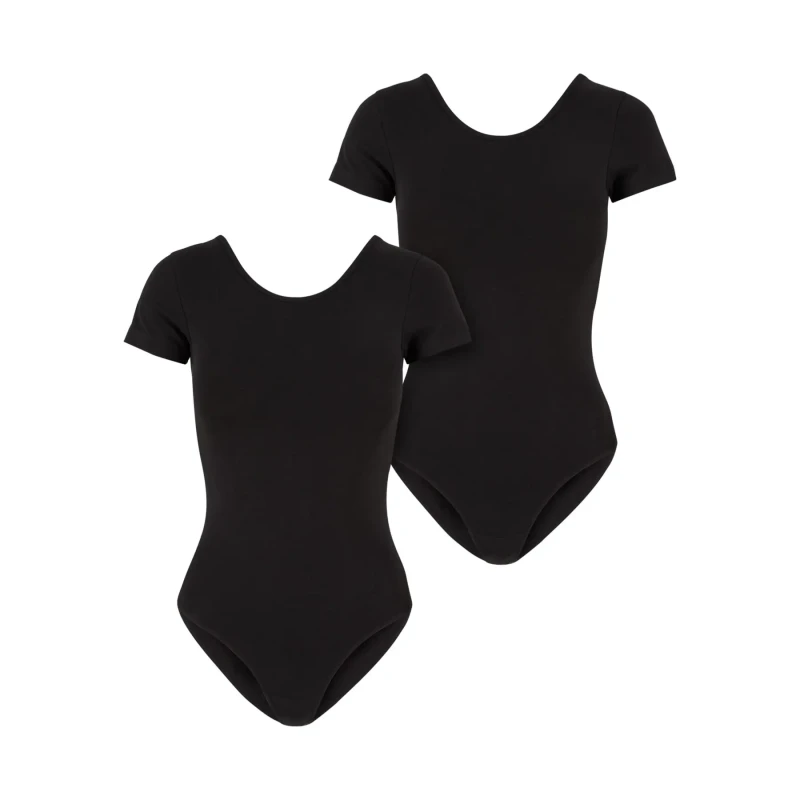 Image of Urban Classics Womens 1 Piece swimsuit Urban Classics Organic (x2) Noir Female M