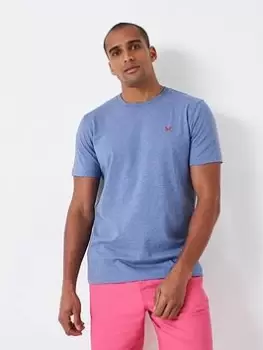 Image of Crew Clothing Classic T-Shirt - Blue Size S, Men