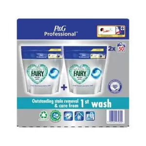 Image of Fairy Professional Laundry Liquipods Non-Biological 2x50 pods Pack of