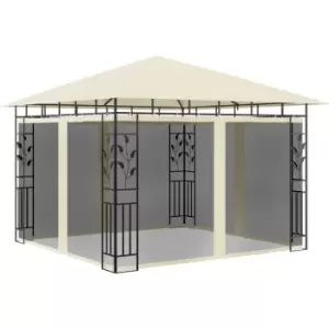 Image of Vidaxl - Gazebo with Mosquito Net 3x3x2.73 m Cream 180 g/m² Cream