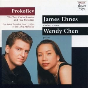 Image of Prokofiev The Two Violin Sonatas and Five Melodies by Sergei Prokofiev CD Album