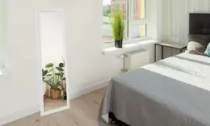 Image of Over-the-Door Full Length Mirror, Black