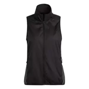 Image of adidas Run Icon 3-Stripes Running Gilet Womens - Black