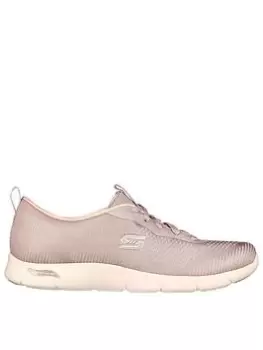 Image of Skechers Bobs Squad Chaos Face Off Trainers, Taupe, Size 4, Women