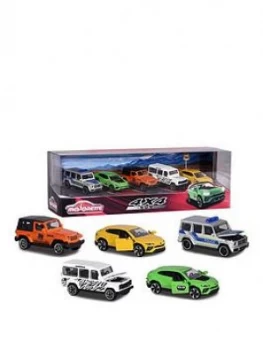 Image of Majorette Suv 5 Pack
