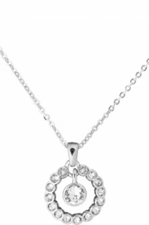 Image of Ted Baker Ladies Silver Plated Cadhaa Concentric Crystal Pendant TBJ1316-01-02