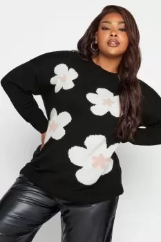 Image of Floral Knit Jumper