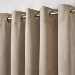 Image of Laurence Llewelyn-Bowen Montrose Linen Blackout Eyelet Curtains Brown