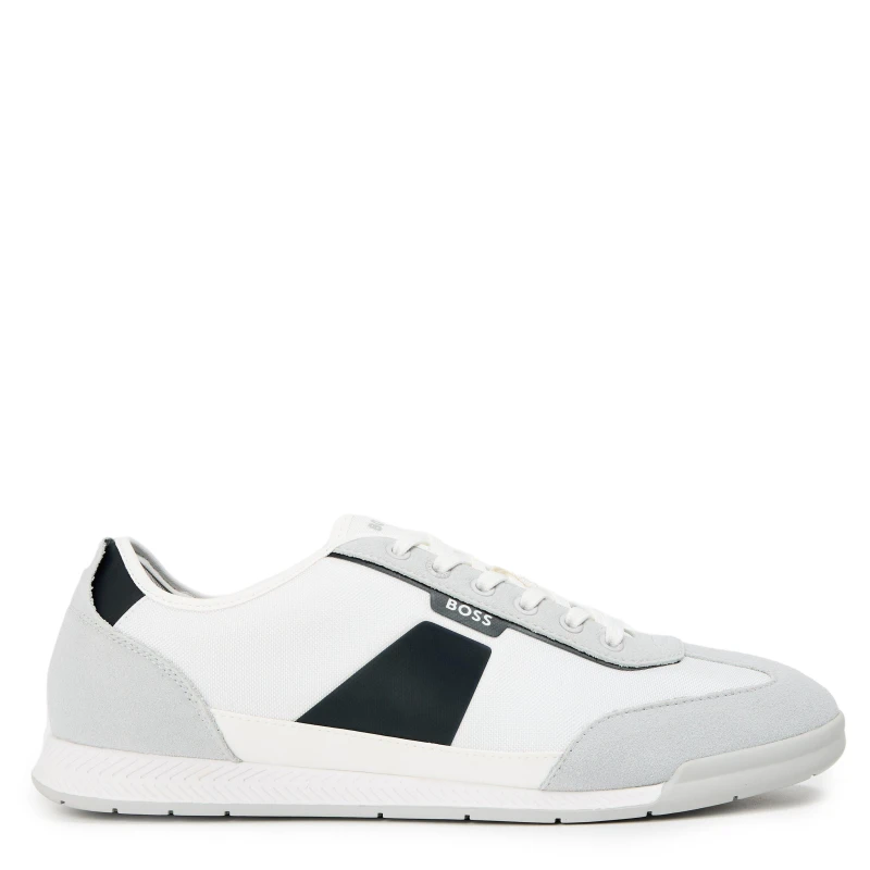 Image of Boss Boss Nitan Lowp Nymith 10271652 01 Low-Top Trainers Mens Open White male 12 (46)