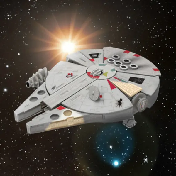 Image of Star Wars: Millennium Falcon Wood WorX Model