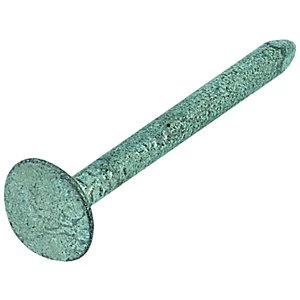Image of Wickes 30mm Galvanised Clout Nails - 2KG