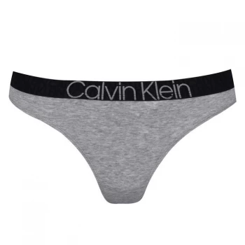 Image of Calvin Klein Eco Cotton Thong - Grey Heather