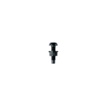 Image of Number Plate Screws & Nuts - Black - No. 6 x 1in. - Pack Of 100 - 31532 - Connect