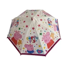 Image of Peppa Pig Childrens/Kids Character Umbrella (One Size) (Multi)
