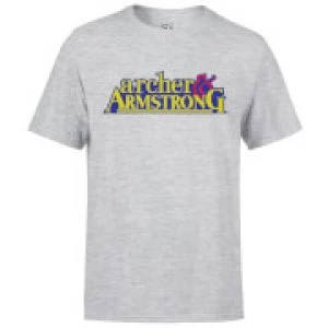 Image of Valiant Comics Classic Archer and Armstrong Logo T-Shirt - M - Grey