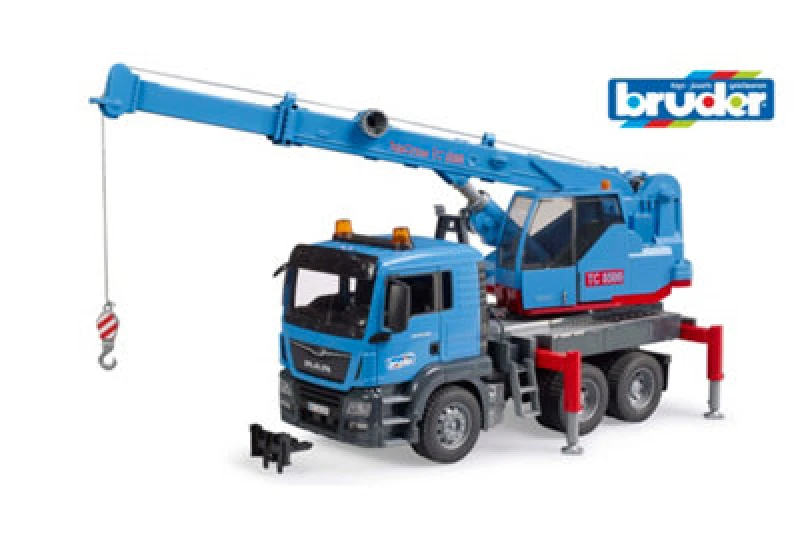 Image of Bruder Bruder 1:16 MAN TGS Crane truck Detailed Vehicle Multi unisex 01:16