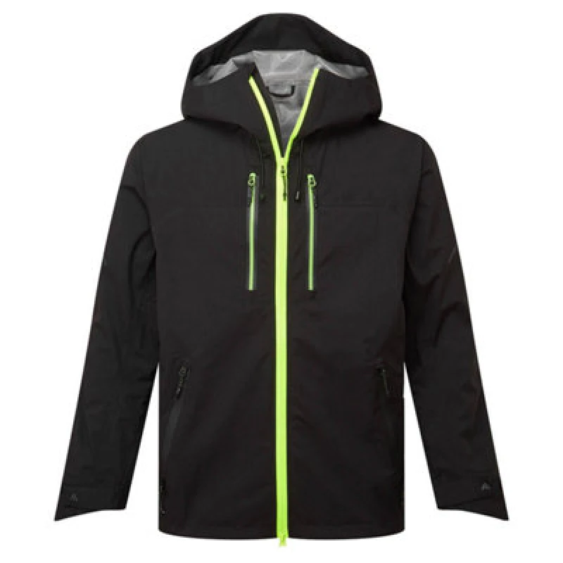 Image of Portwest EV4 Breathable Waterproof Shell Jacket EV460BKRL Colour: Black