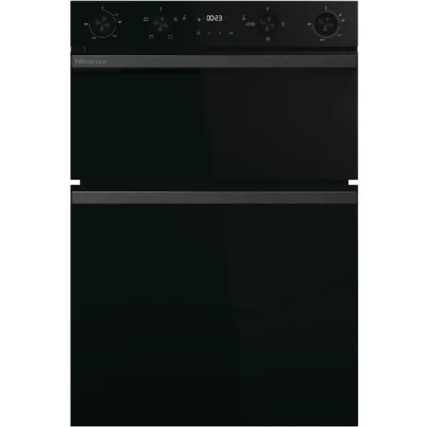 Image of Hisense Hi6 BID914221CDBG Built In Electric Double Oven - Black - A/A Rated