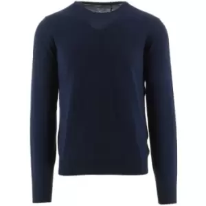 Image of CC Collection Corneliani Navy Knitted Sweatshirt
