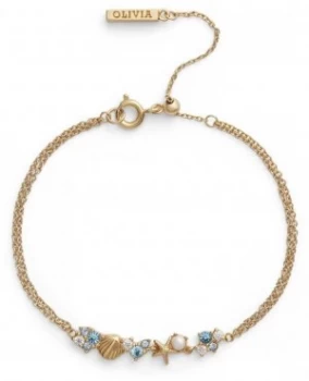 Image of Olivia Burton Under The Sea Gold Chain Bracelet Jewellery