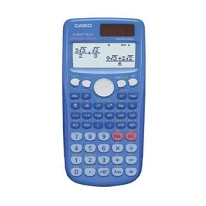 Image of Casio FX-85GTPLUS-BU Twin-Powered Scientific Calculator Blue
