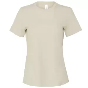 Image of Bella + Canvas Womens/Ladies Heather Jersey Relaxed Fit T-Shirt (S) (French Vanilla)