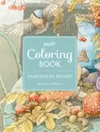 Image of posh adult coloring book inspired by nature