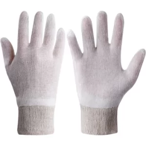 Image of Natural Colour K/W Stockinette Gloves Size 9