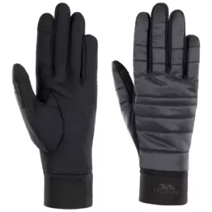 Image of Trespass Unisex Adult Rumer Leather Glove (L-XL) (Black)
