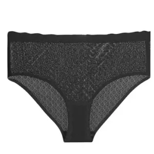 Image of Sloggi ZERO FEEL LACE womens Knickers/panties in Black - Sizes M,L,XL,XS