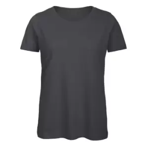 Image of B&C Womens/Ladies Favourite Organic Cotton Crew T-Shirt (M) (Dark Grey)