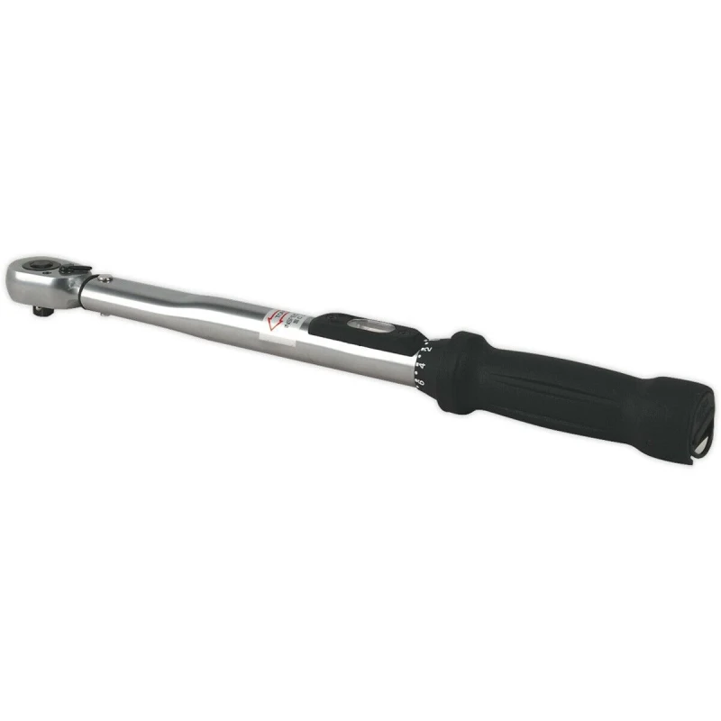 Image of Loops Locking Micrometer Torque Wrench - 3/8" Sq Drive - Calibrated - Flip Reverse Multi