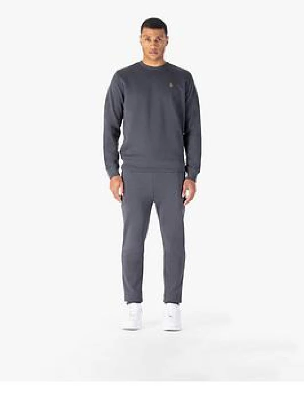 Image of Luke 1977 Luke 1977 Men London Rome 1000 Tracksuit Set in Charcoal Size: 3X-Large Charcoal XXXL Male 5056386548990