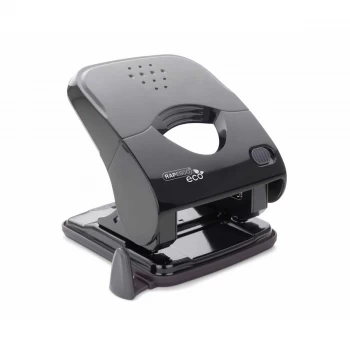 Image of Rapesco ECO X5-30ps Less Effort 2 Hole Punch Black 1523