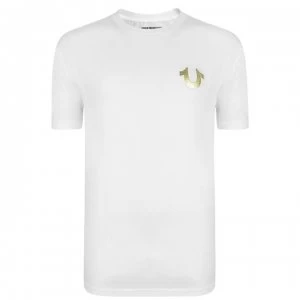 Image of True Religion Print T Shirt - White 1800
