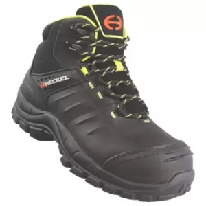 Image of Black Safety Boots, 100% Metal Free, Size 6