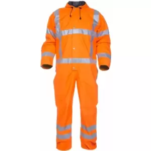 Image of Hydrowear - URETERP SNS HI VIS WATERPROOF COVERALL Orange XL - Orange - Orange