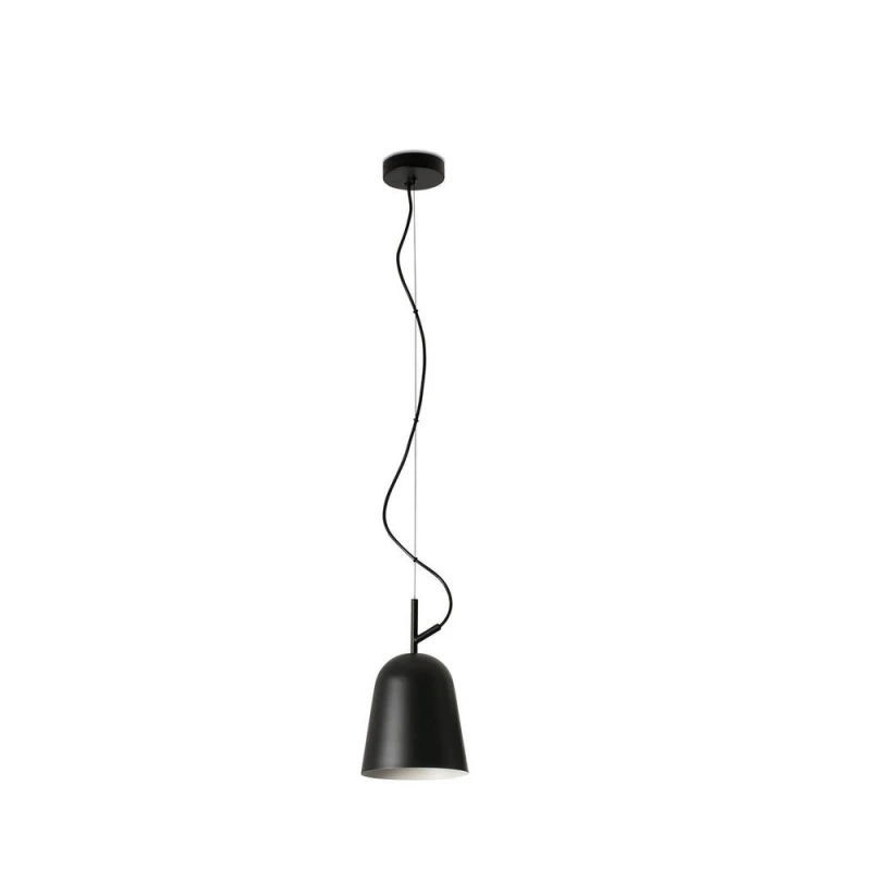 Image of Studio 16cm Dome Pendant Ceiling Light Matt Black
