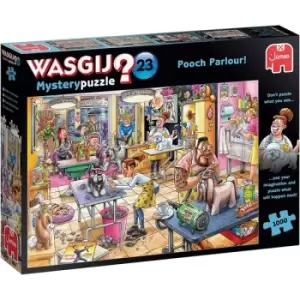 Image of Jumbo Wasgij Mystery 23 Pooch Parlour 1000 Piece Jigsaw Puzzle