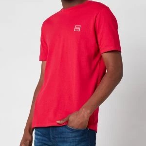 Image of Hugo Boss Tales Chest Logo T-Shirt Medium Pink Size M Men