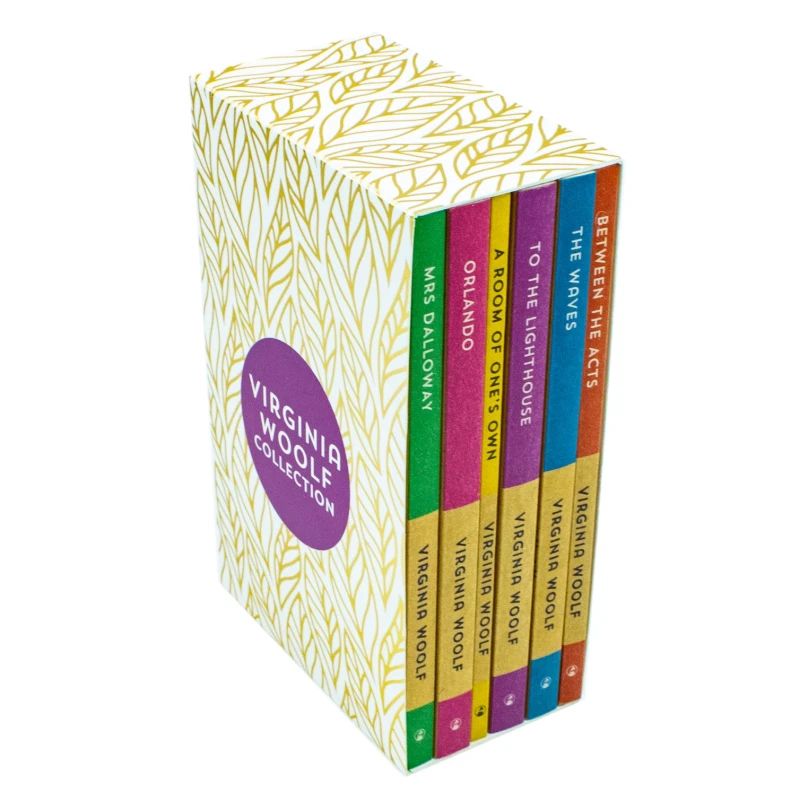 Image of The Virginia Woolf Collection 6 Book Set A Room Of One's Own The Waves Virginia Woolf Books